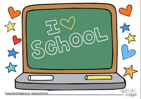 I Love School Poster Activity Village i-love-school-poster-activity-village