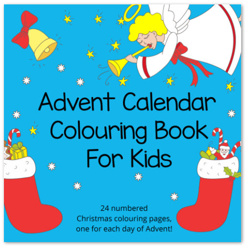 Advent Calendar Colouring Book for Kids