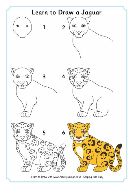 Learn To Draw A Jaguar