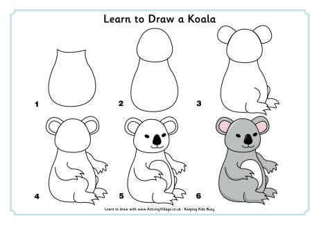 Learn to Draw a Koala