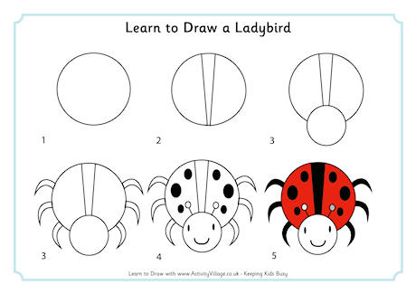 Learn to Draw a Ladybird