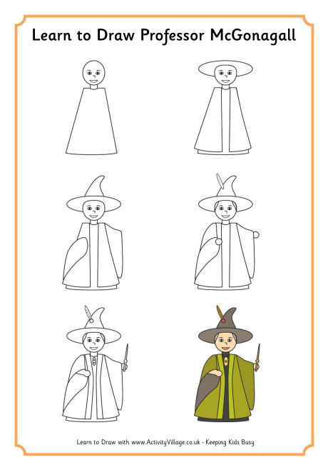 Learn to Draw Professor McGonagall