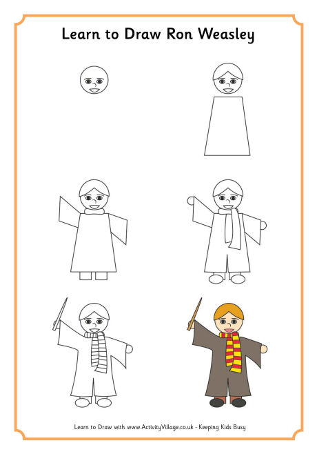 Learn to Draw Ron Weasley