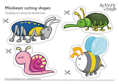More Minibeast Printables | Activity Village