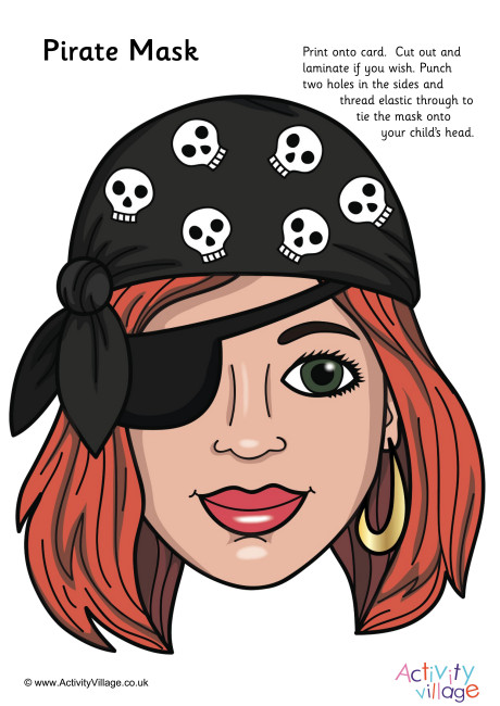 Pirate Mask 2 | Activity Village