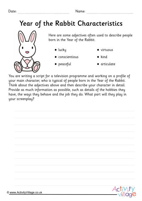 Year of the Rabbit | Activity Village